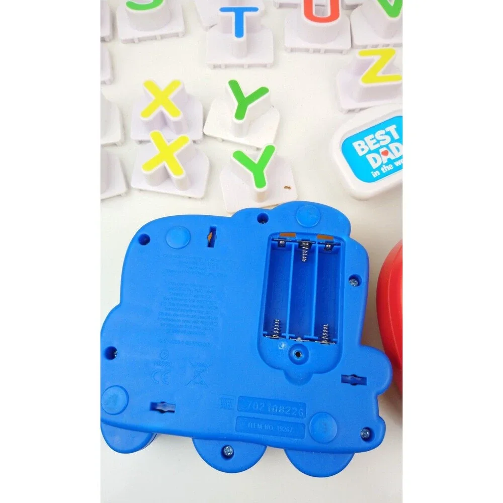 Leap Frog Fridge Phonics Apple & School Bus With Letter Magnets Tested Working!